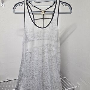 Diesel Women's White and Black Tank Top